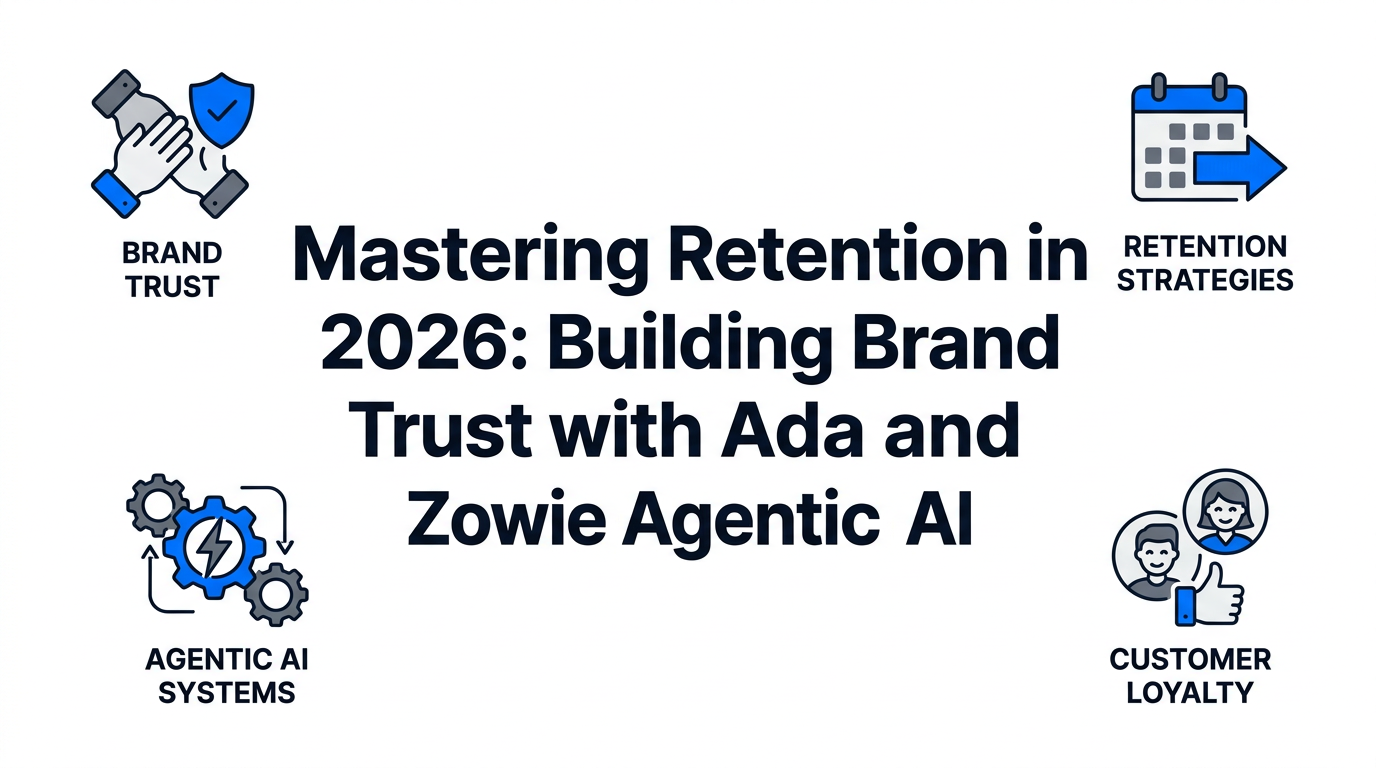 Mastering Retention in 2026: Building Brand Trust with Ada and Zowie Agentic AI