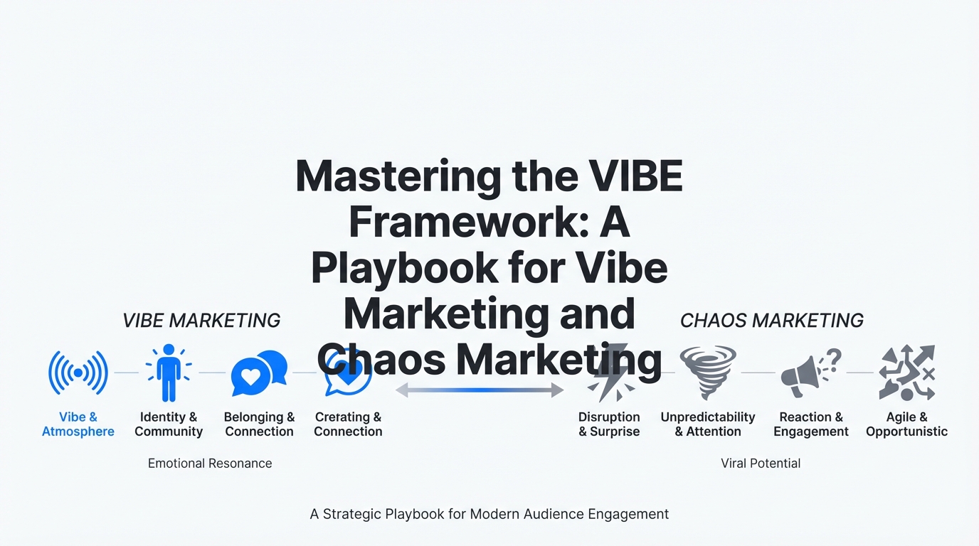 Mastering the VIBE Framework: A Playbook for Vibe Marketing and Chaos Marketing