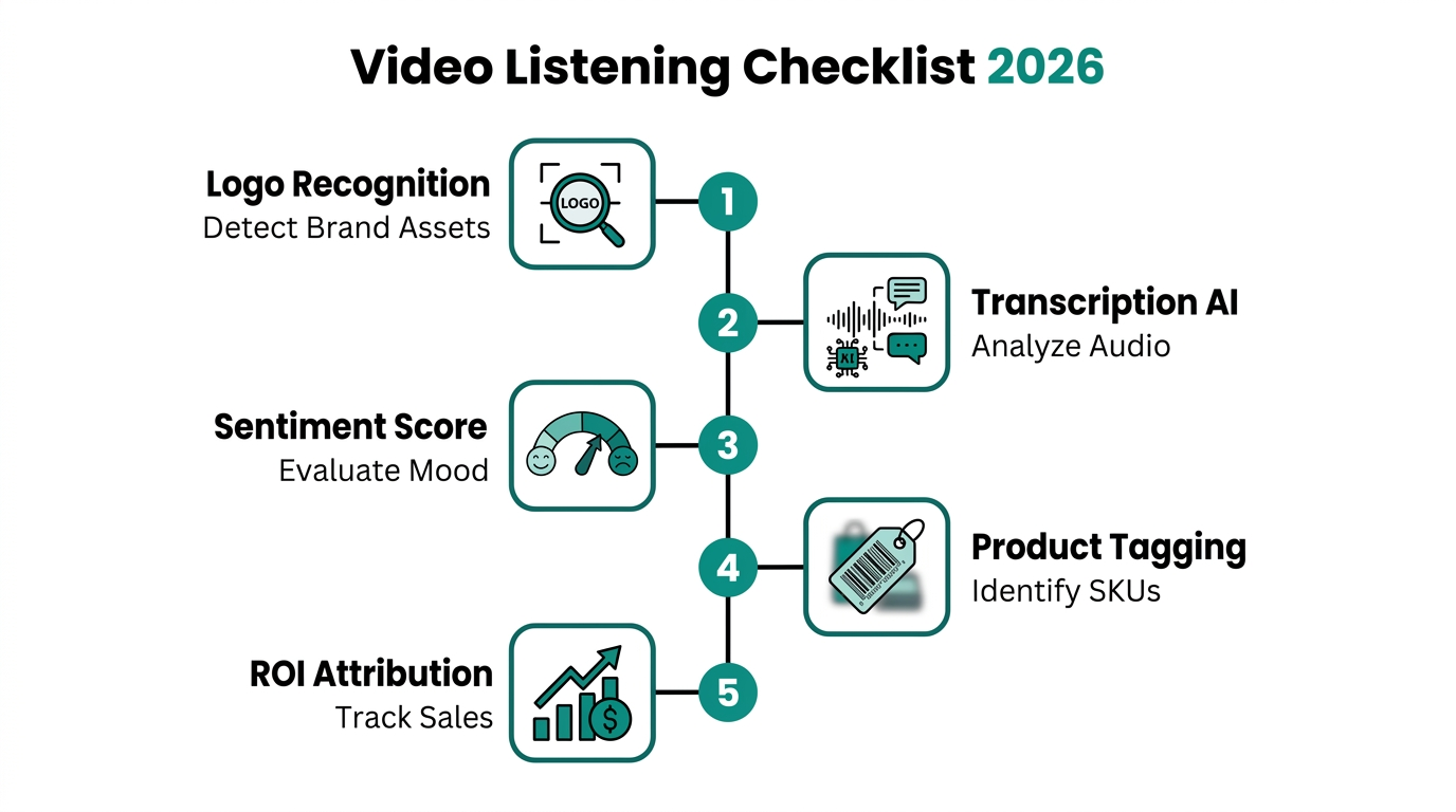 A five-point checklist for implementing video sentiment analysis.