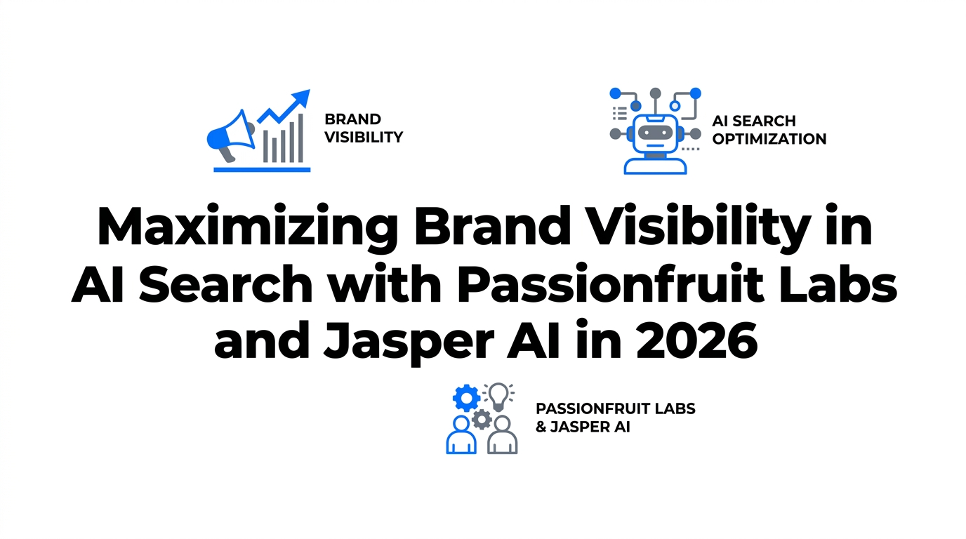 Maximizing Brand Visibility in AI Search with Passionfruit Labs and Jasper AI in 2026