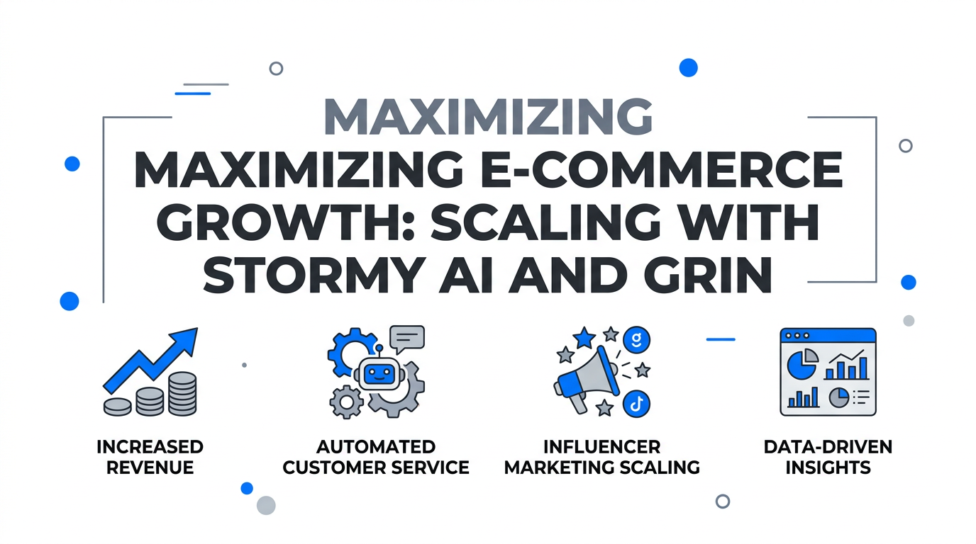 Maximizing E-commerce Growth: Scaling with Stormy AI and Grin