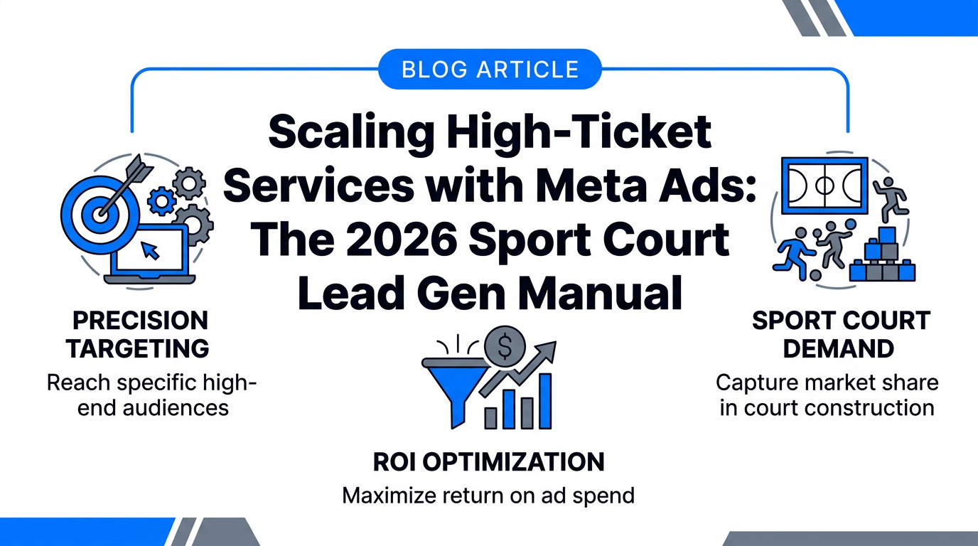 Scaling High-Ticket Services with Meta Ads: The 2026 Sport Court Lead Gen Manual