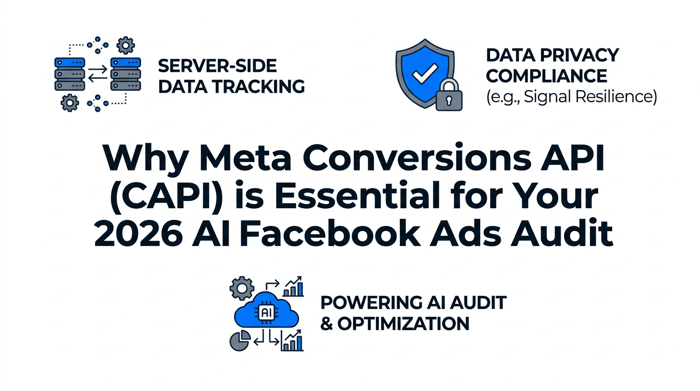 Why Meta Conversions API (CAPI) is Essential for Your 2026 AI Facebook Ads Audit