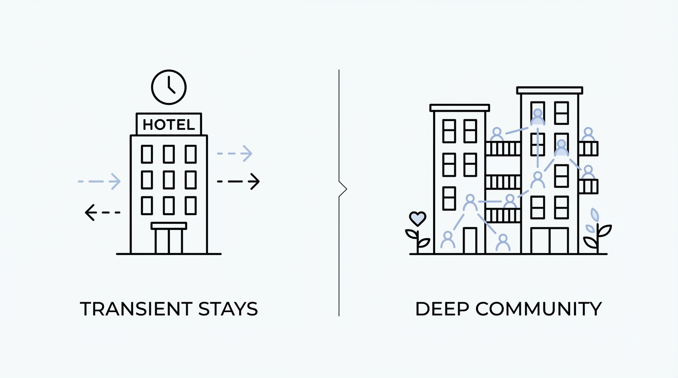 Step 2 The Apartment Vs Hotel Community
