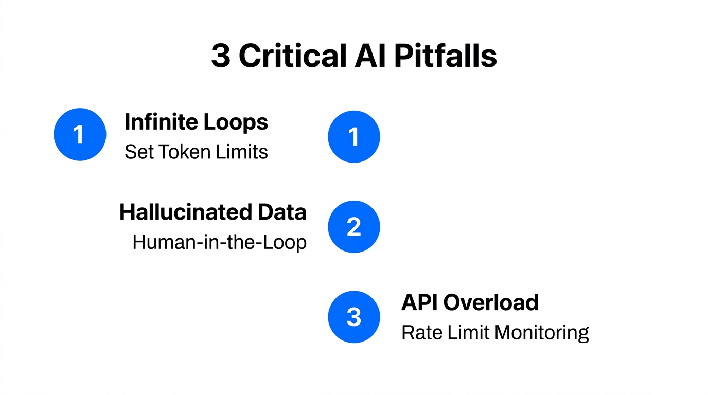 Step-by-step guide to avoiding common AI agent implementation errors.