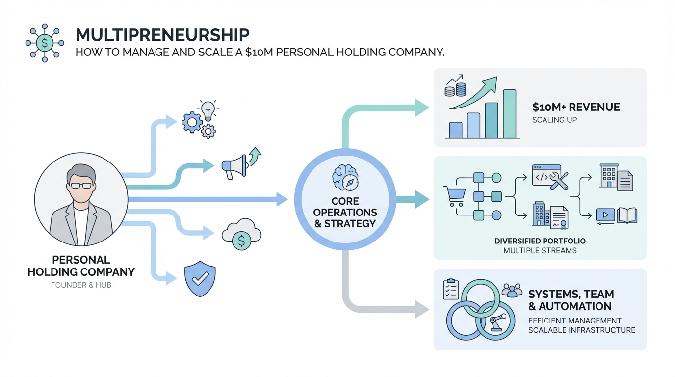 Multipreneurship: How to Manage and Scale a $10M Personal Holding Company