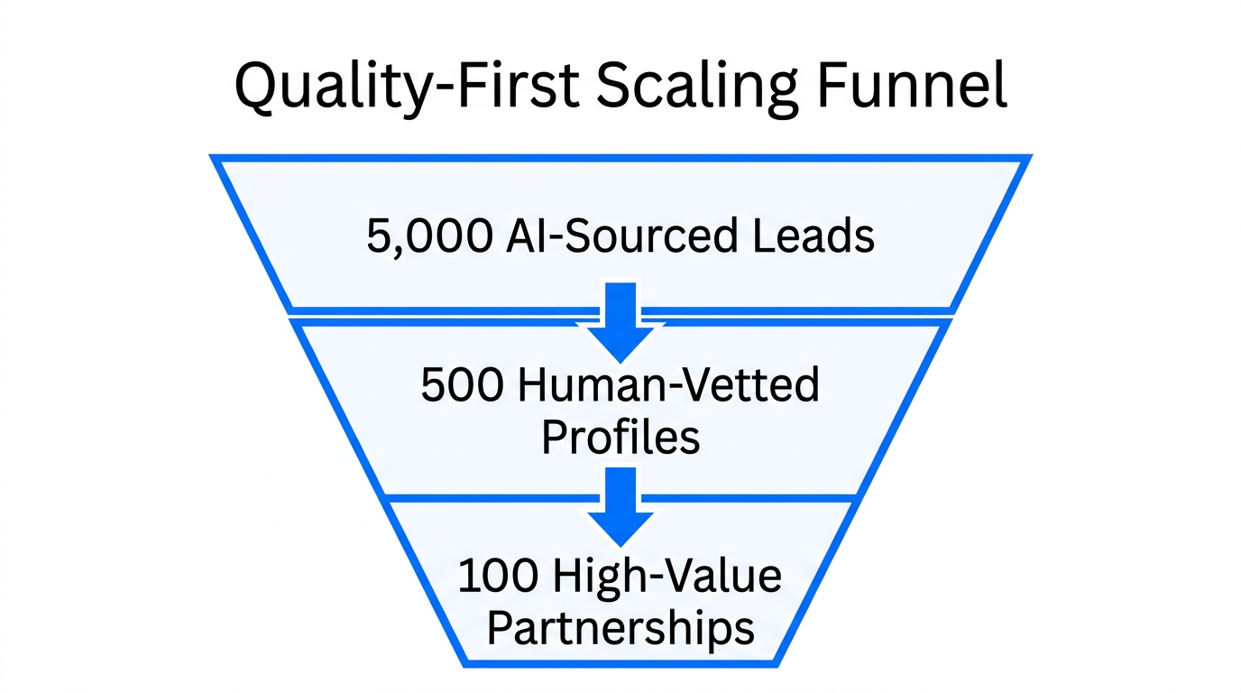 The 'Human-in-the-loop' filter for maintaining quality during AI scaling.