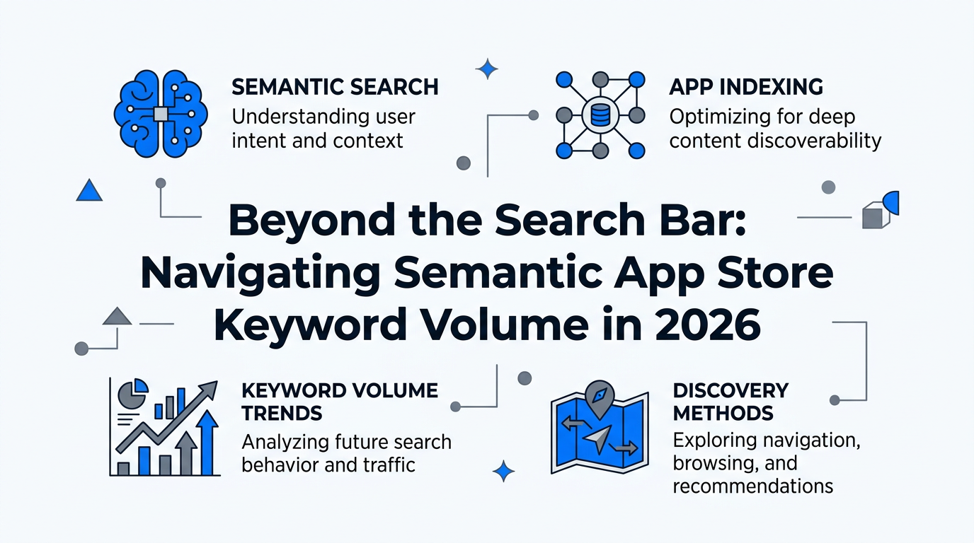 Beyond the Search Bar: Navigating Semantic App Store Keyword Volume in 2026