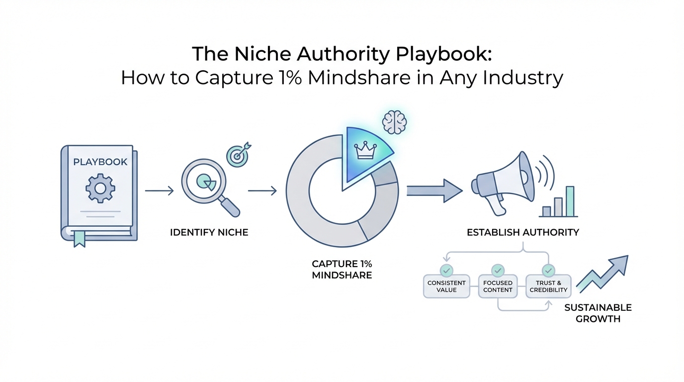 The Niche Authority Playbook: How to Capture 1% Mindshare in Any Industry