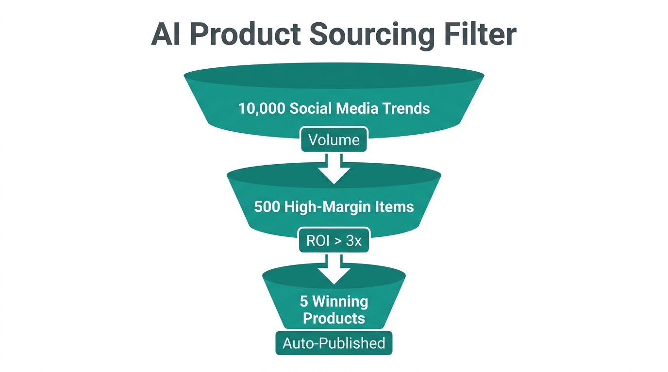 How the AI agent filters thousands of data points into winning products.