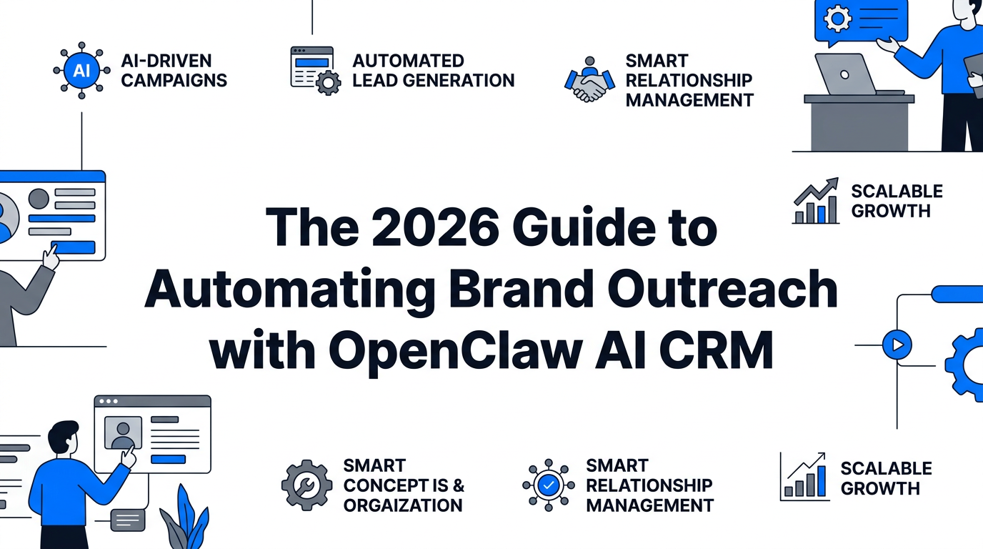 The 2026 Guide to Automating Brand Outreach with OpenClaw AI CRM