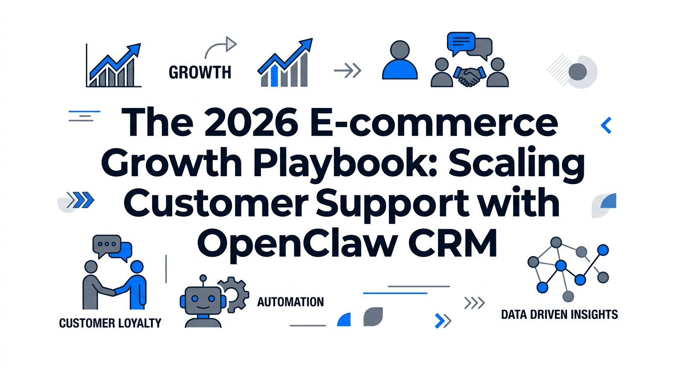 The 2026 E-commerce Growth Playbook: Scaling Customer Support with OpenClaw CRM