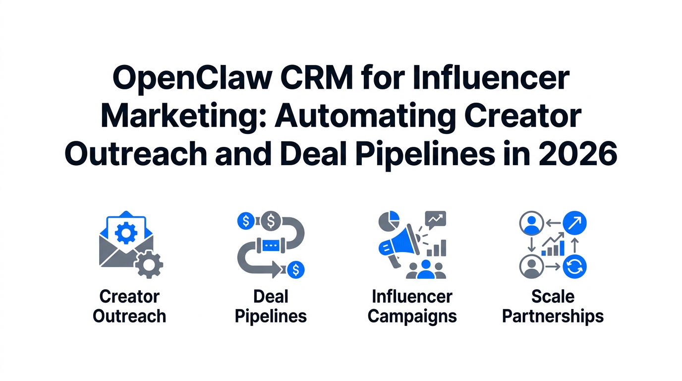 OpenClaw CRM for Influencer Marketing: Automating Creator Outreach and Deal Pipelines in 2026