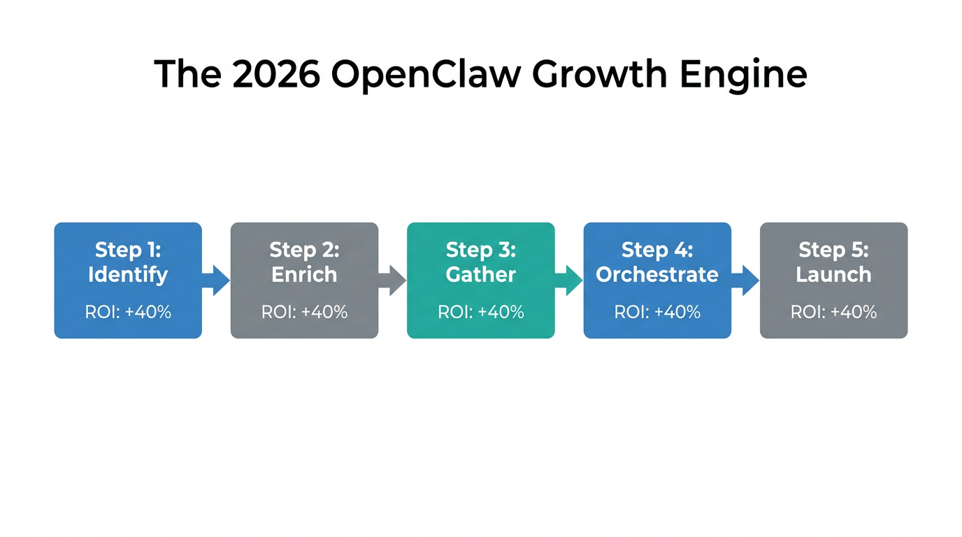 The five-step framework for building an autonomous revenue engine.