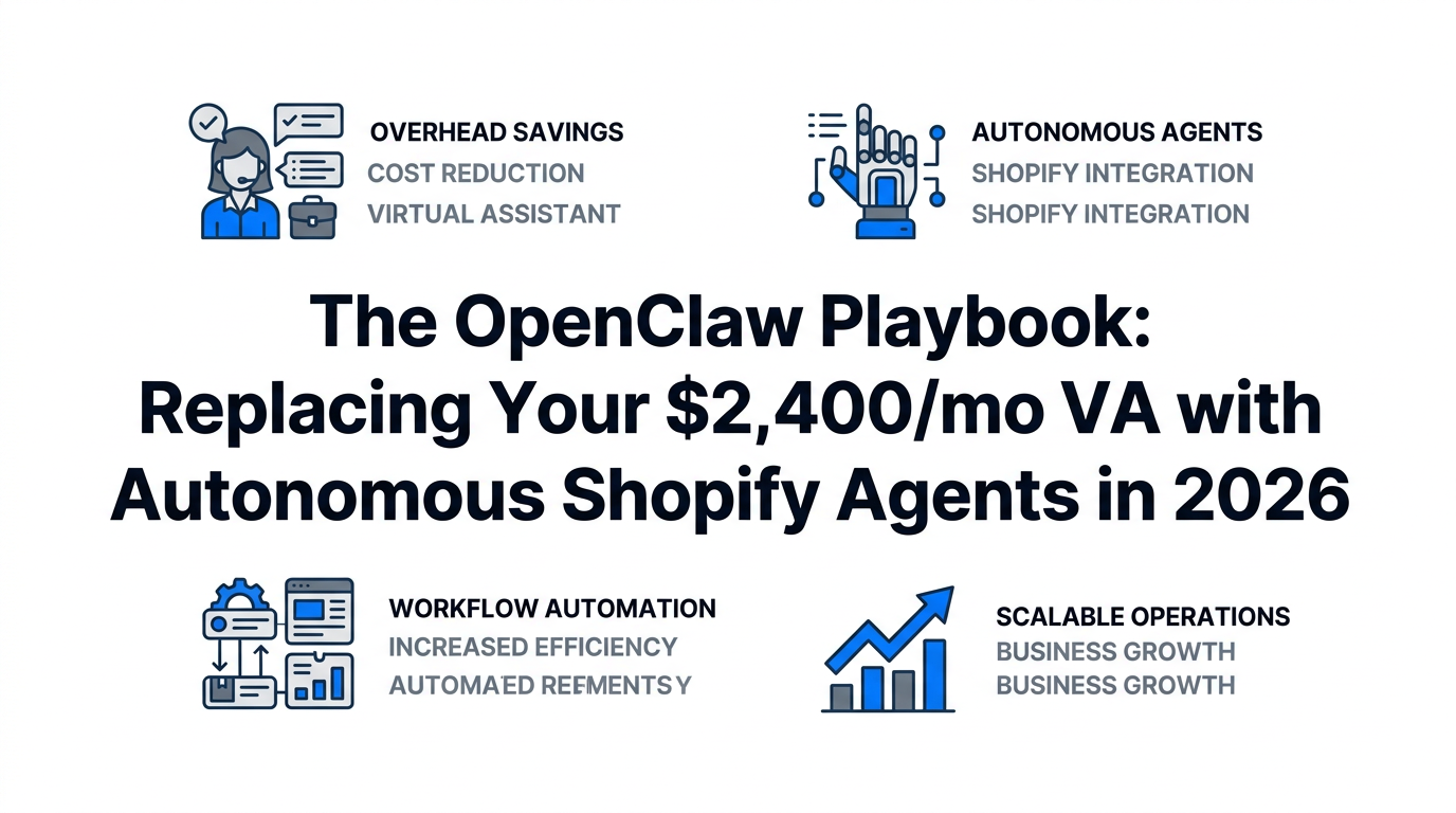 The OpenClaw Playbook: Replacing Your $2,400/mo VA with Autonomous Shopify Agents in 2026