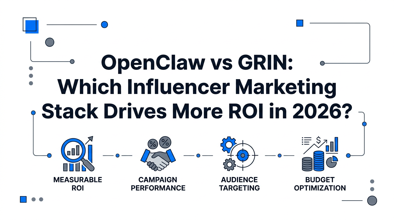 OpenClaw vs GRIN: Which Influencer Marketing Stack Drives More ROI in 2026?
