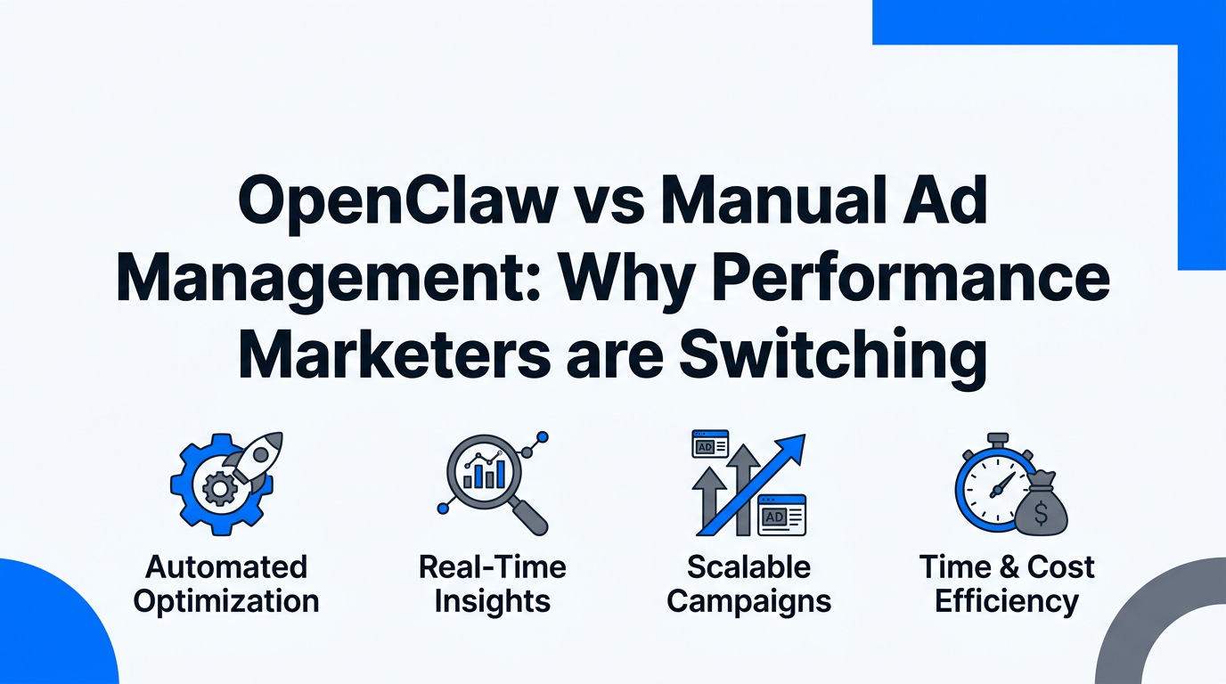 OpenClaw vs Manual Ad Management: Why Performance Marketers are Switching