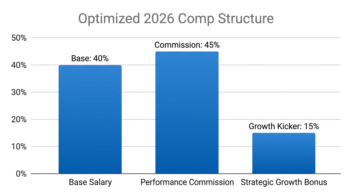 Recommended compensation weighting for high-performance growth in 2026.