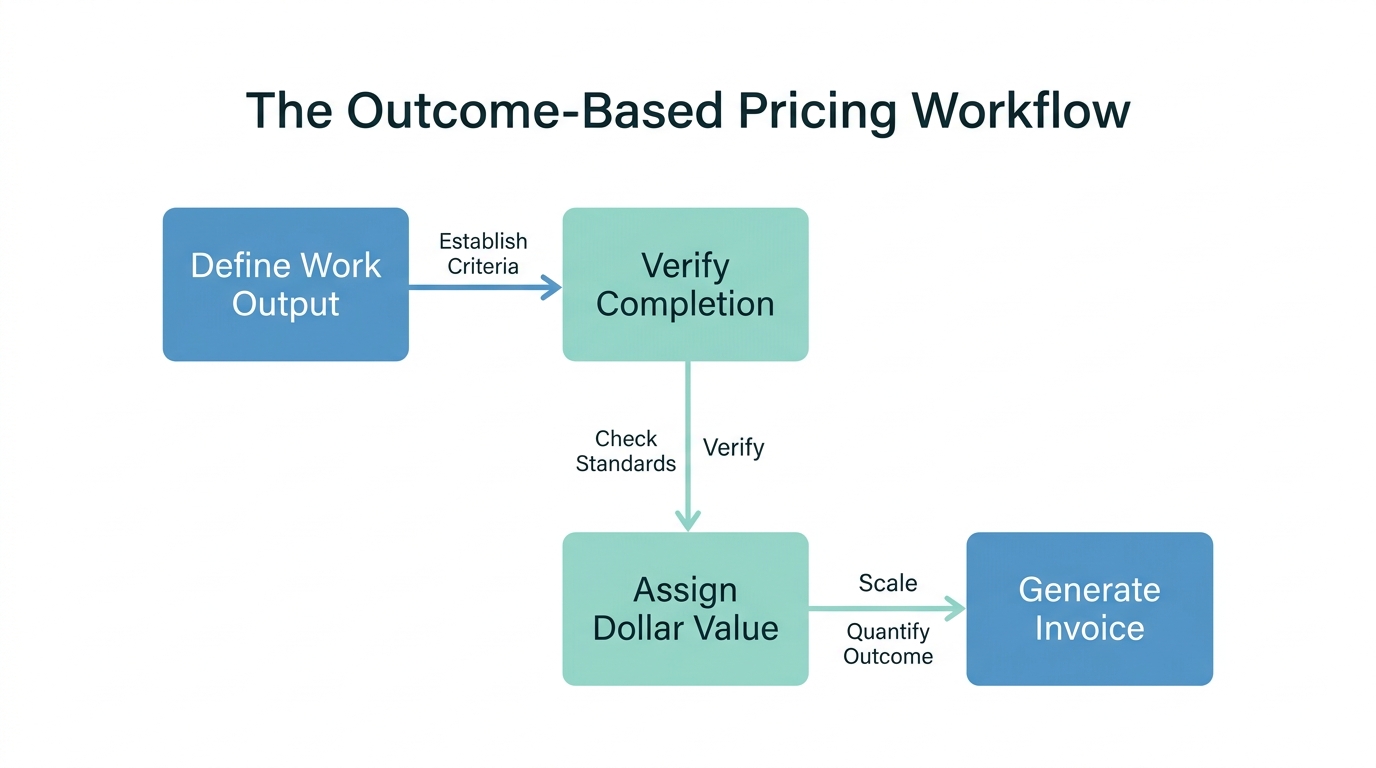 Step-by-step process for implementing an outcome-based billing system.
