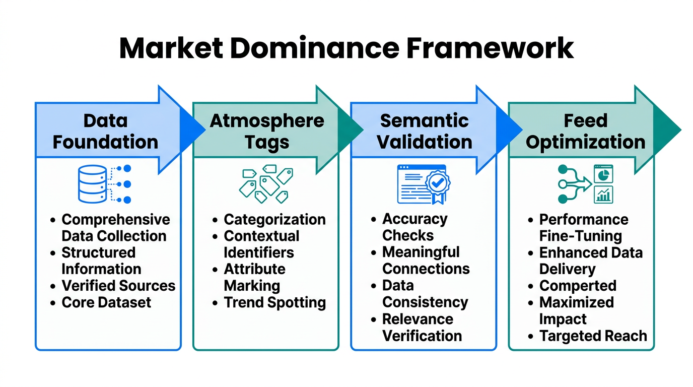 Four core pillars of the 2026 local market dominance blueprint.