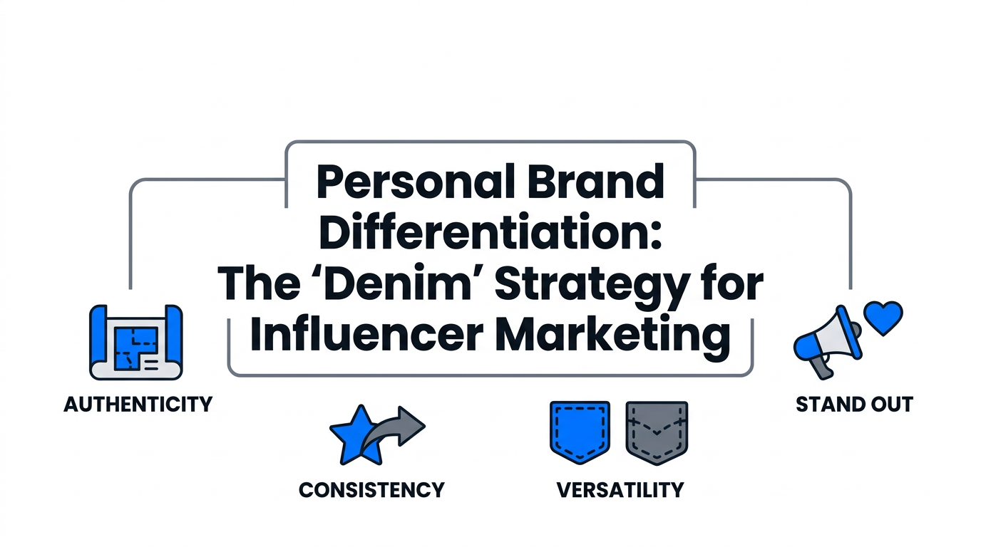 Personal Brand Differentiation: The 'Denim' Strategy for Influencer Marketing