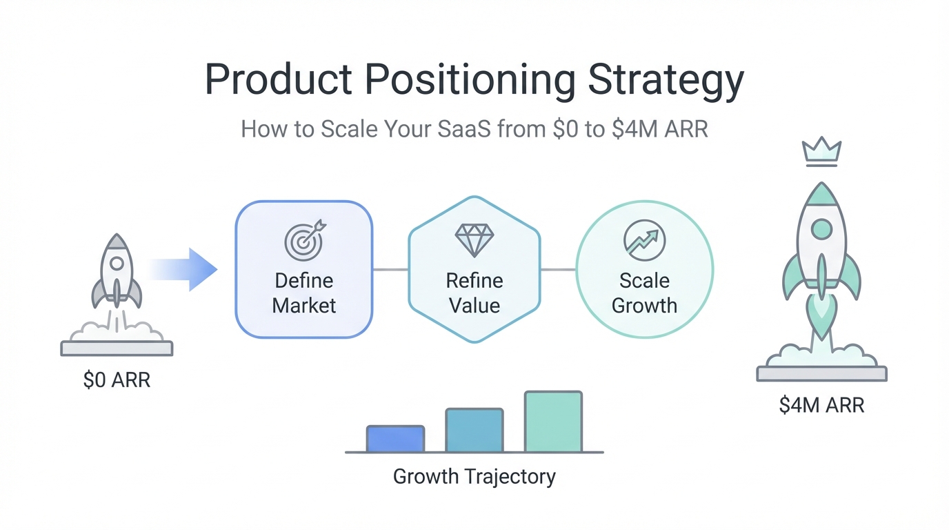 Product Positioning Strategy: How to Scale Your SaaS from $0 to $4M ARR