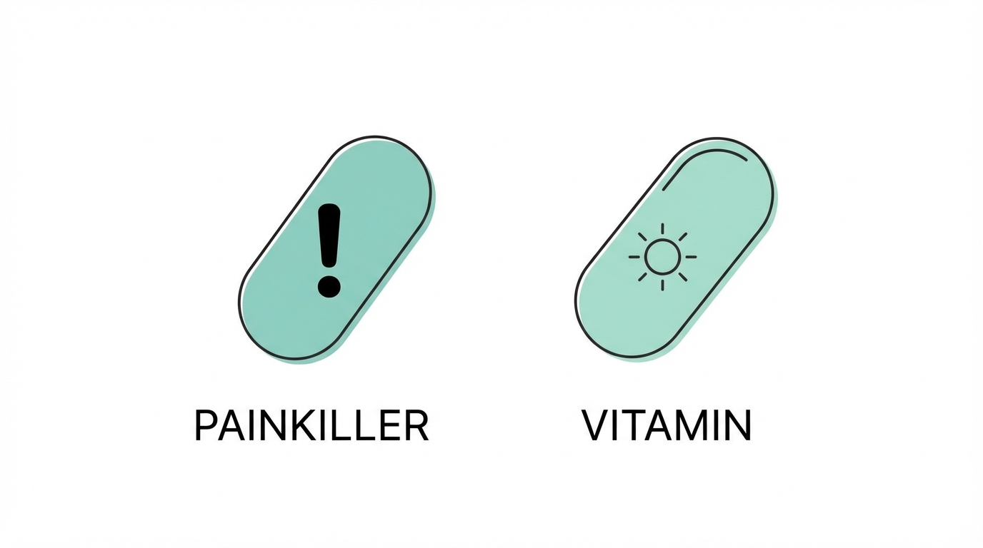 Painkiller Vs Vitamin Apps