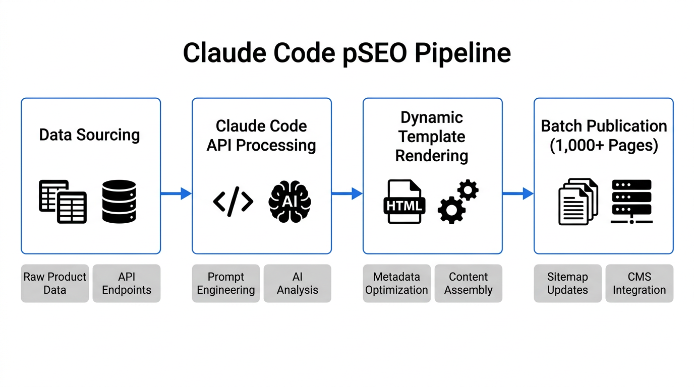 A technical workflow for scaling content using Claude Code and pSEO.