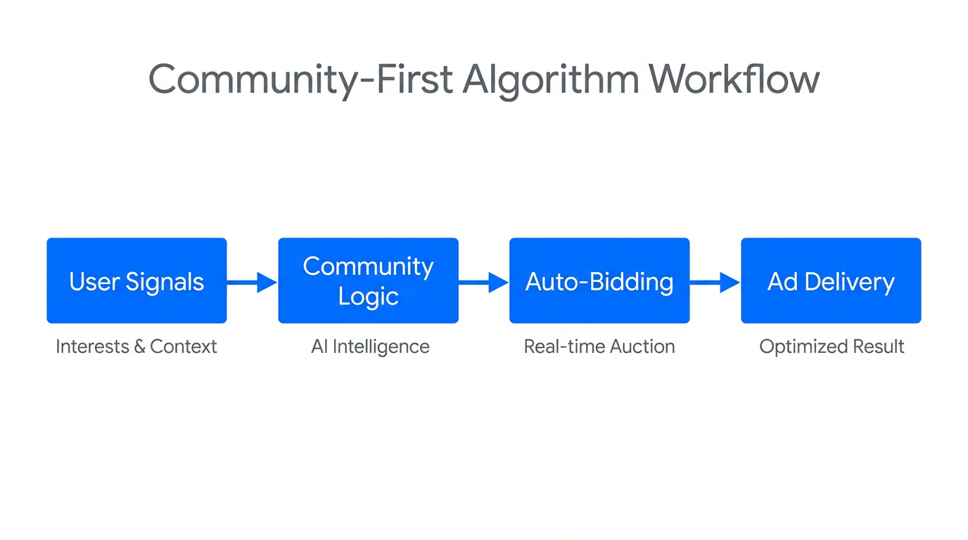 How the Reddit AI engine processes community signals for ad delivery.
