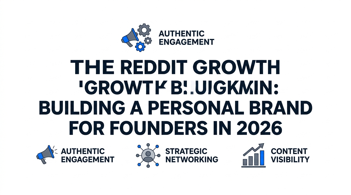 The Reddit Growth Playbook: Building a Personal Brand for Founders in 2026