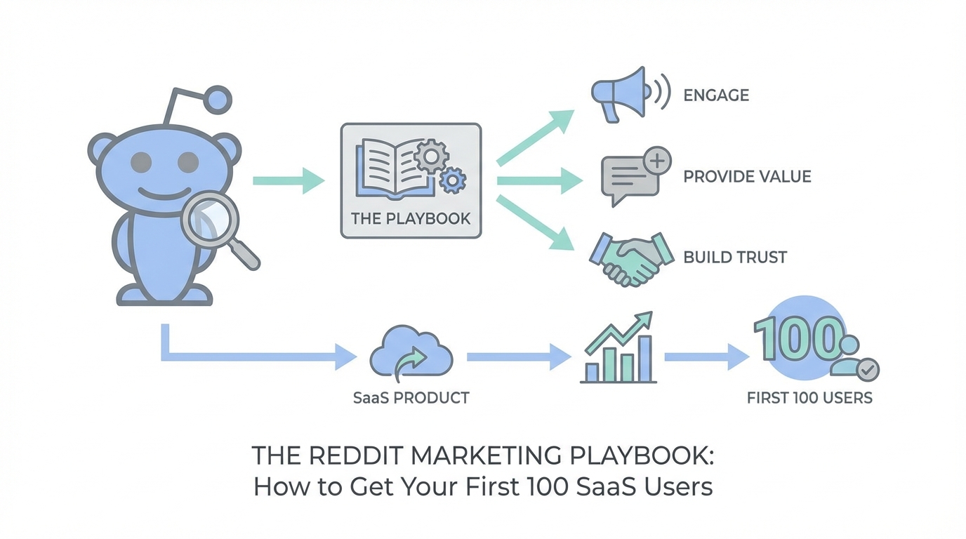 The Reddit Marketing Playbook: How to Get Your First 100 SaaS Users