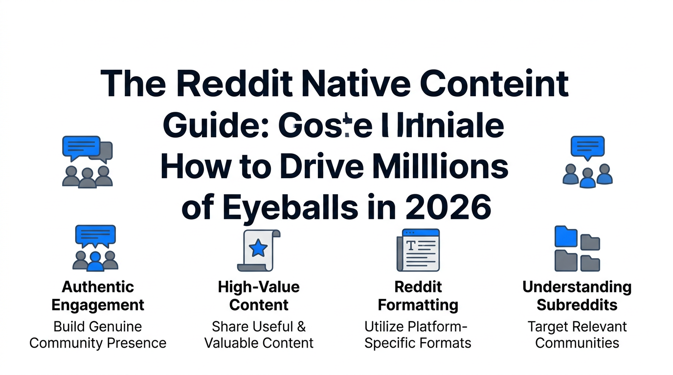 The Reddit Native Content Guide: How to Drive Millions of Eyeballs in 2026
