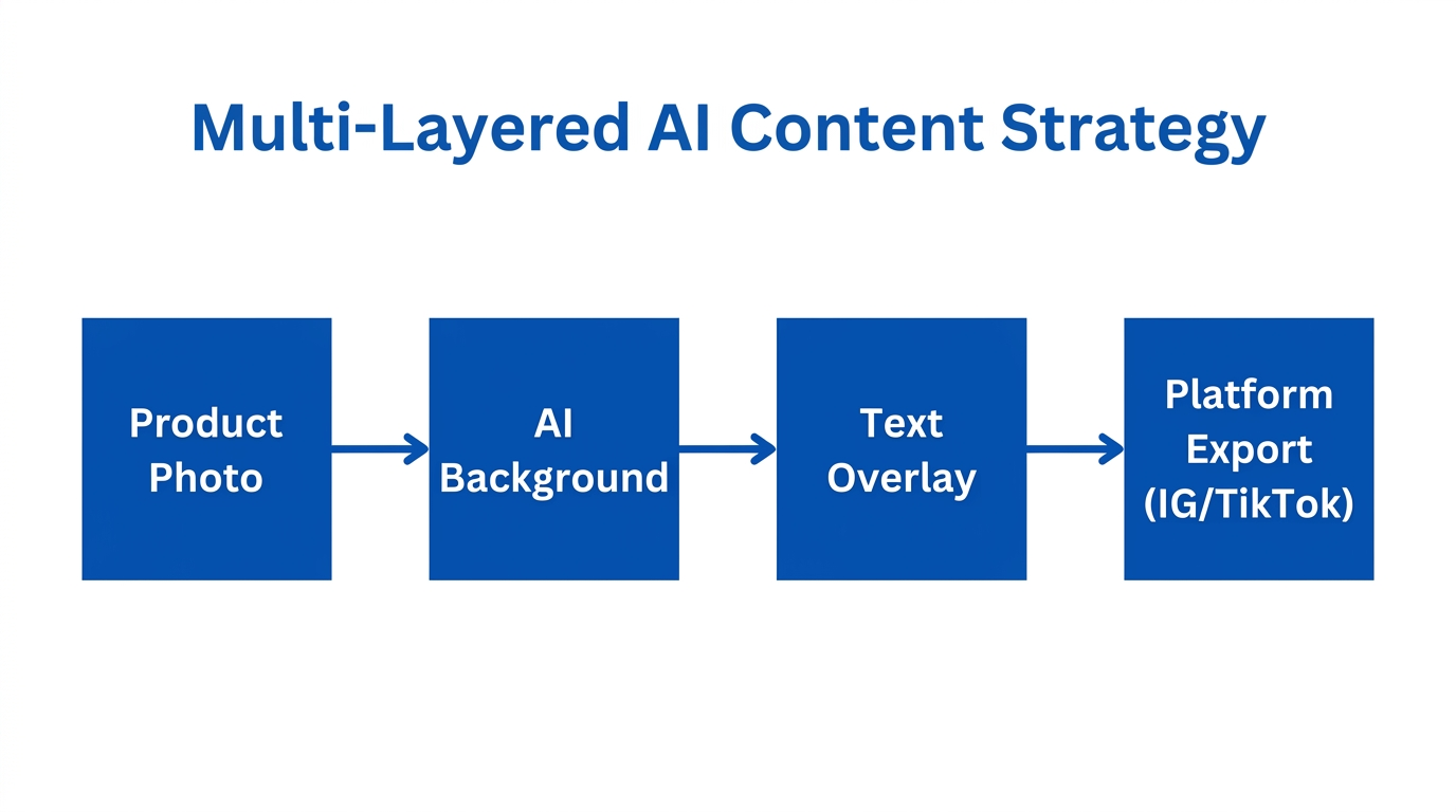 A structured approach to layered AI content creation.