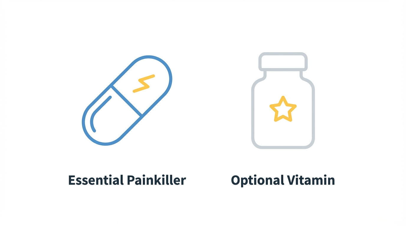 Painkillers Vs Vitamins