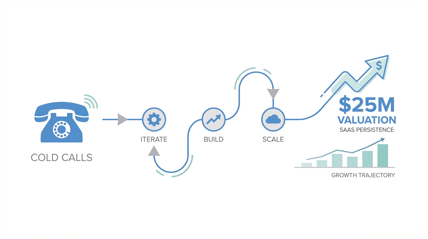From Cold Calls to $25M Valuation: A Founder’s Guide to SaaS Persistence