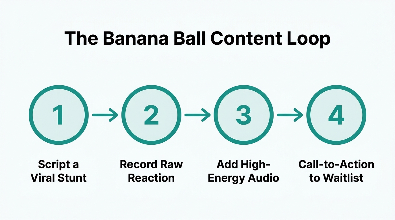 The four-step process for turning entertainment into viral content growth.