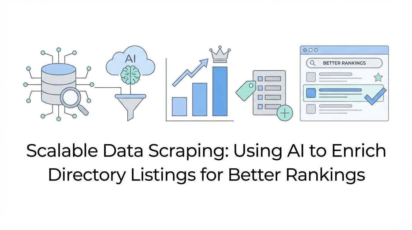 Scalable Data Scraping: Using AI to Enrich Directory Listings for Better Rankings