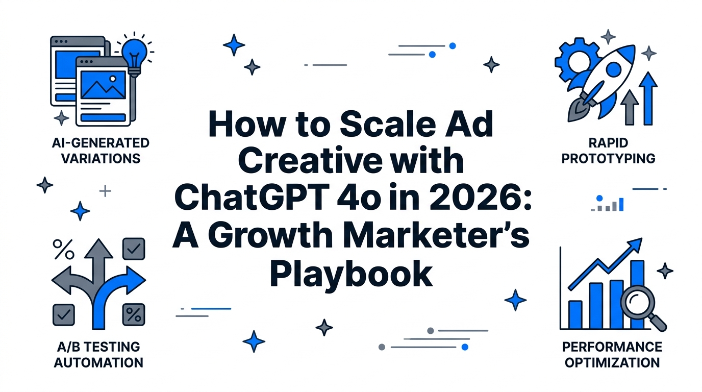 How to Scale Ad Creative with ChatGPT 4o in 2026: A Growth Marketer's Playbook