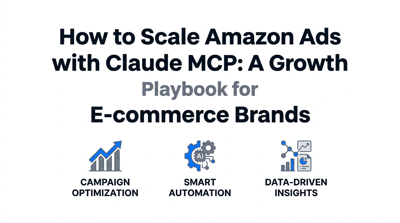 How to Scale Amazon Ads with Claude MCP: A Growth Playbook for E-commerce Brands