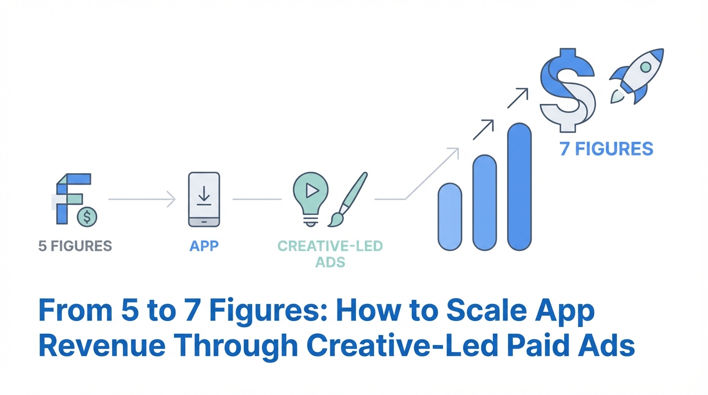 From 5 to 7 Figures: How to Scale App Revenue Through Creative-Led Paid Ads