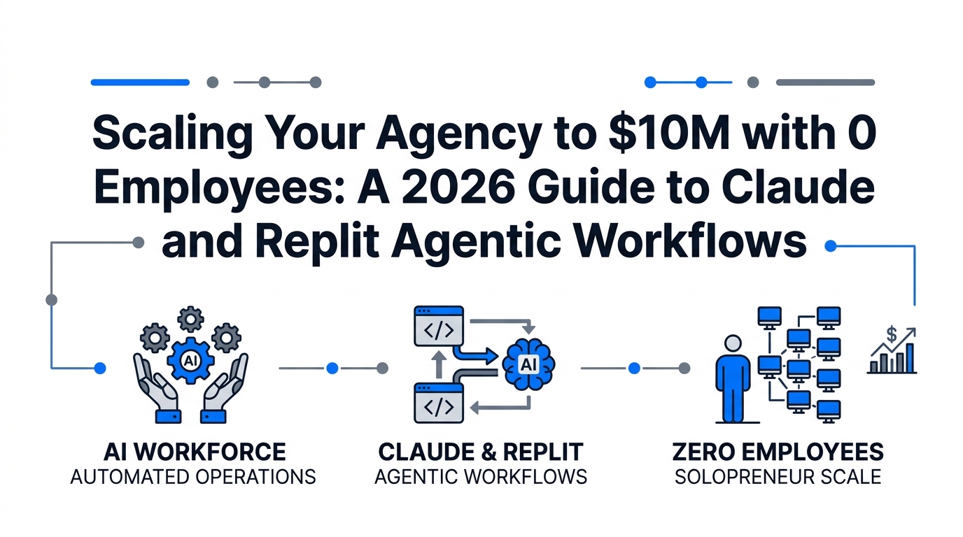 Scaling Your Agency to $10M with 0 Employees: A 2026 Guide to Claude and Replit Agentic Workflows