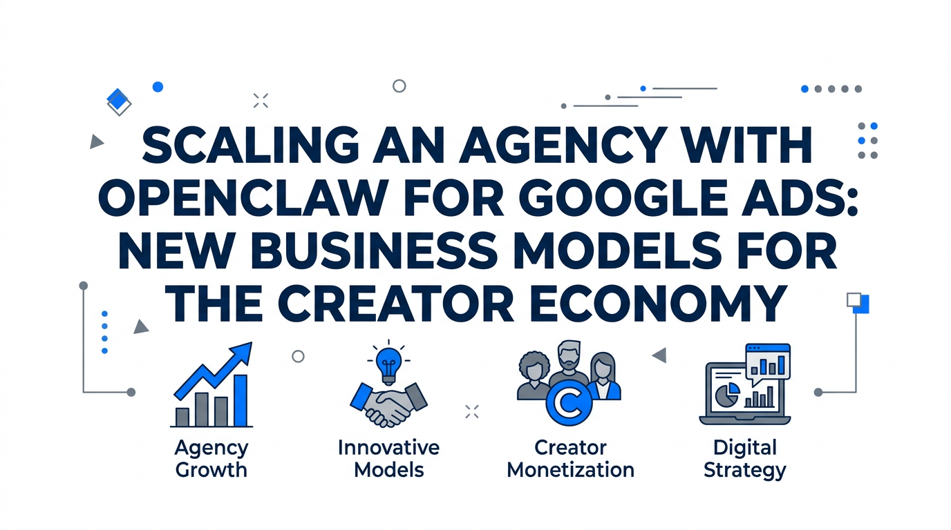 Scaling an Agency with OpenClaw for Google Ads: New Business Models for the Creator Economy