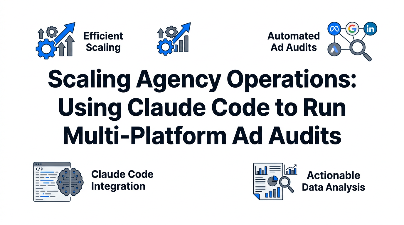 Scaling Agency Operations: Using Claude Code to Run Multi-Platform Ad Audits