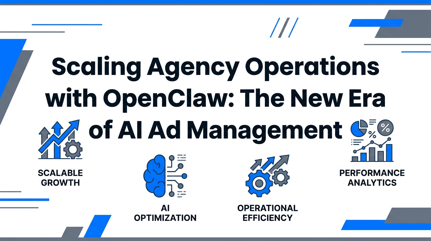 Scaling Agency Operations with OpenClaw: The New Era of AI Ad Management