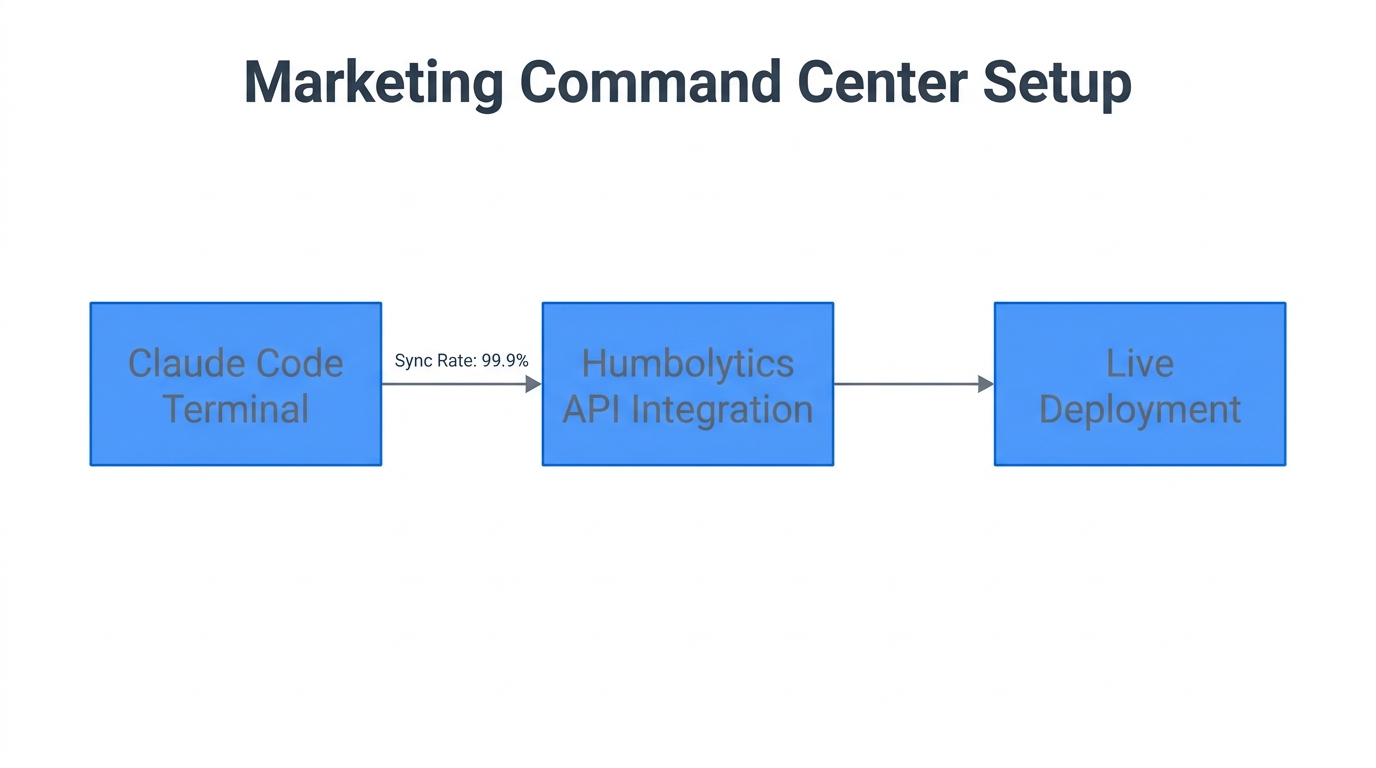 Technical setup for linking Claude Code with real-time marketing data.