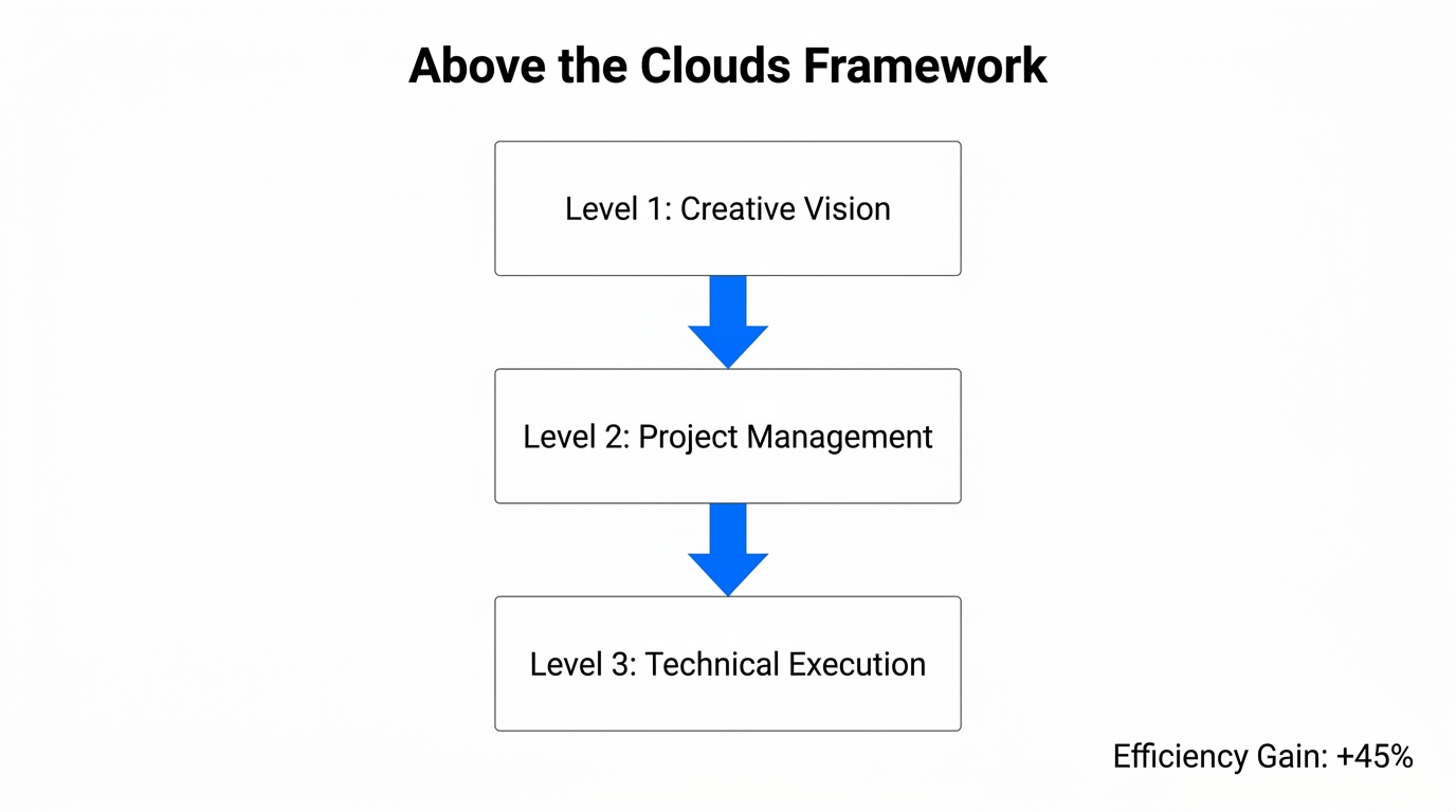 The Above the Clouds Framework for hierarchical creative management.