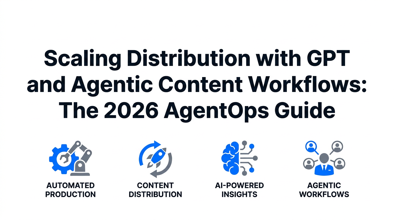 Scaling Distribution with GPT and Agentic Content Workflows: The 2026 AgentOps Guide
