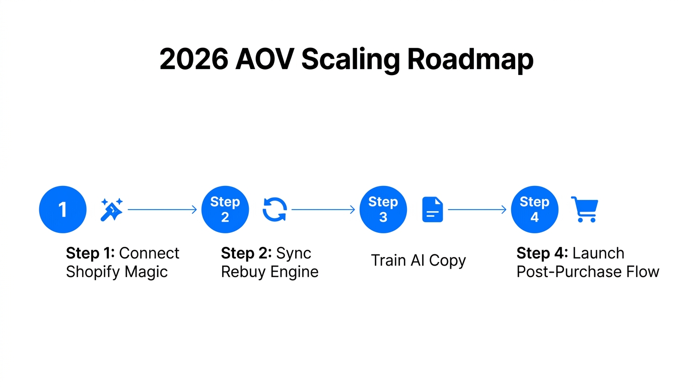 Step-by-step implementation guide for the Shopify Magic and Rebuy stack.