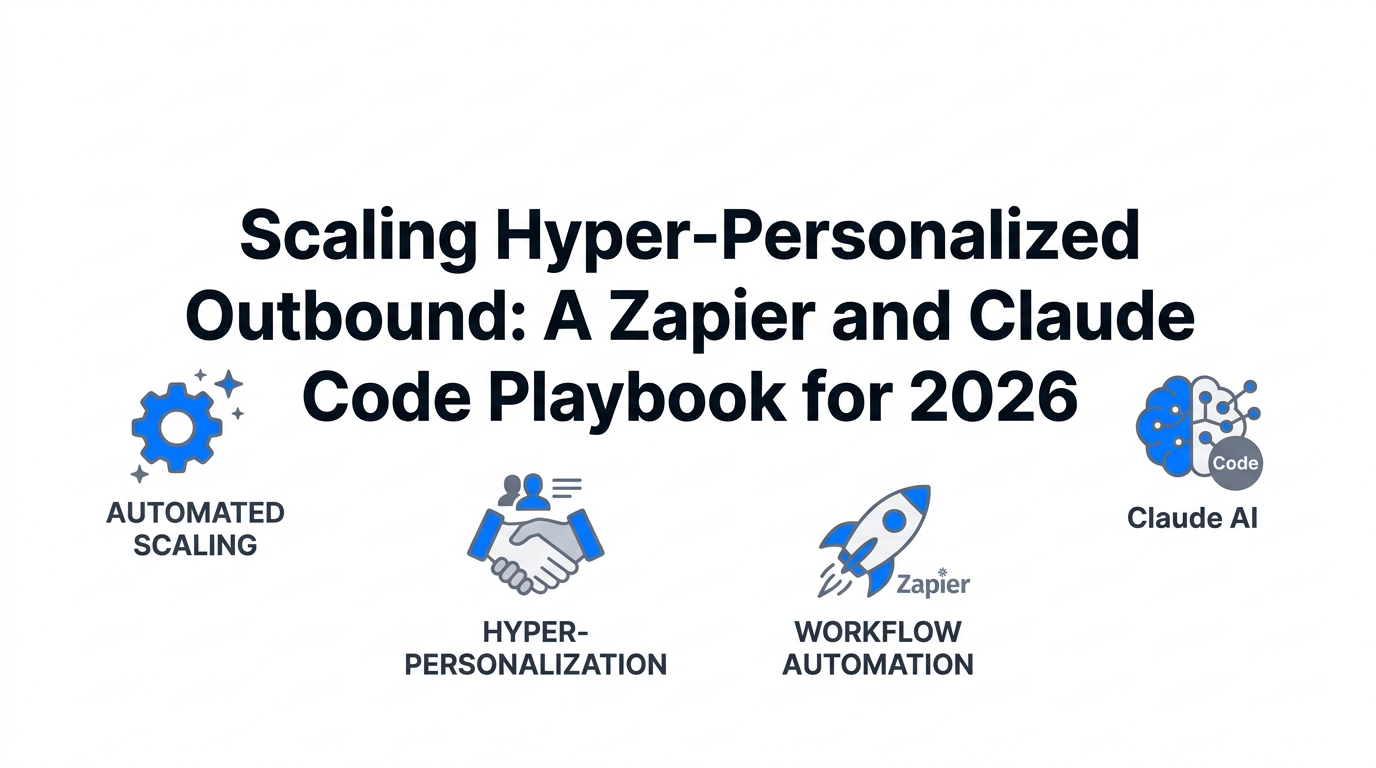 Scaling Hyper-Personalized Outbound: A Zapier and Claude Code Playbook for 2026