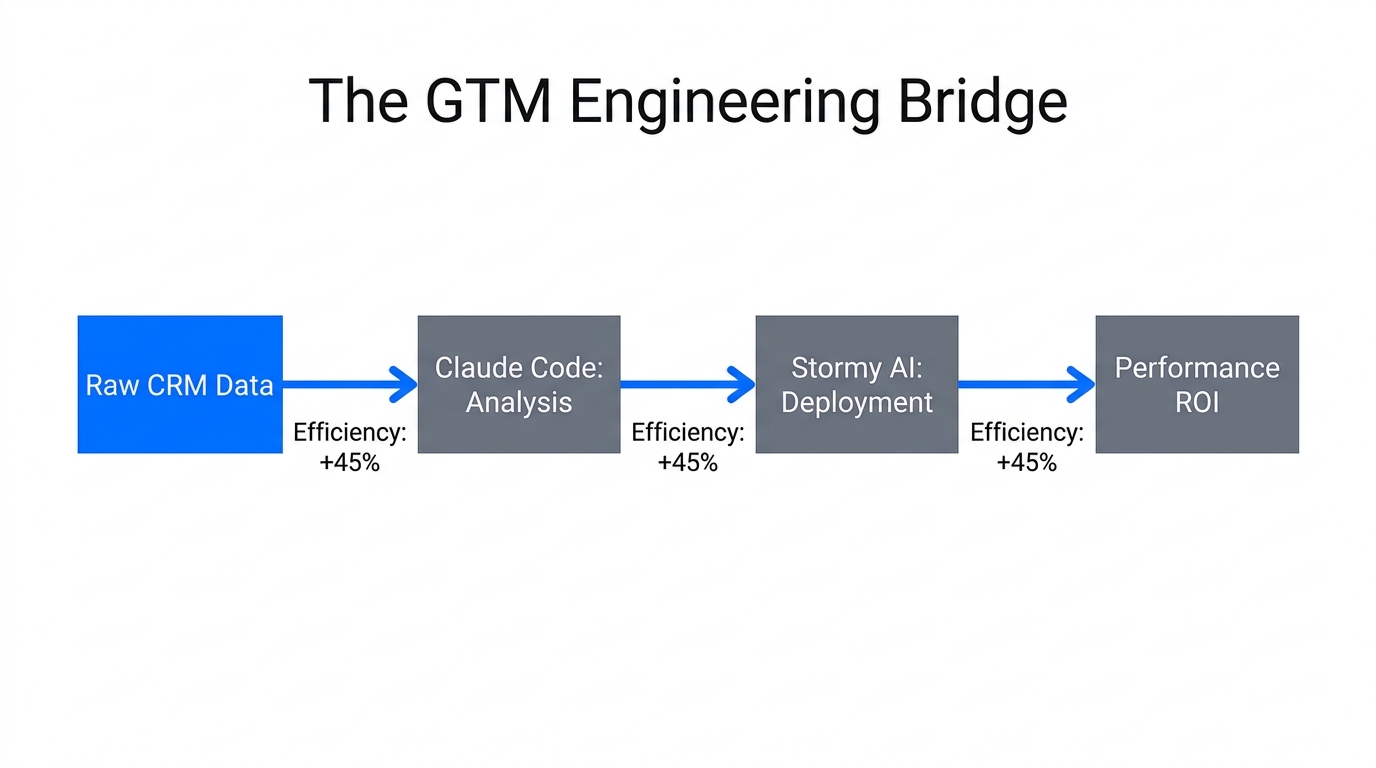 Workflow diagram showing the bridge between raw data and automated execution.